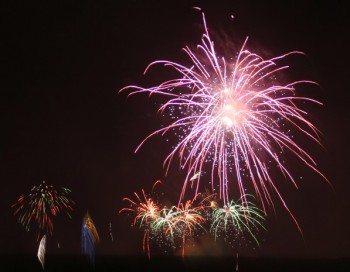 Feuerwerk Feuerwerk über Denkendorf